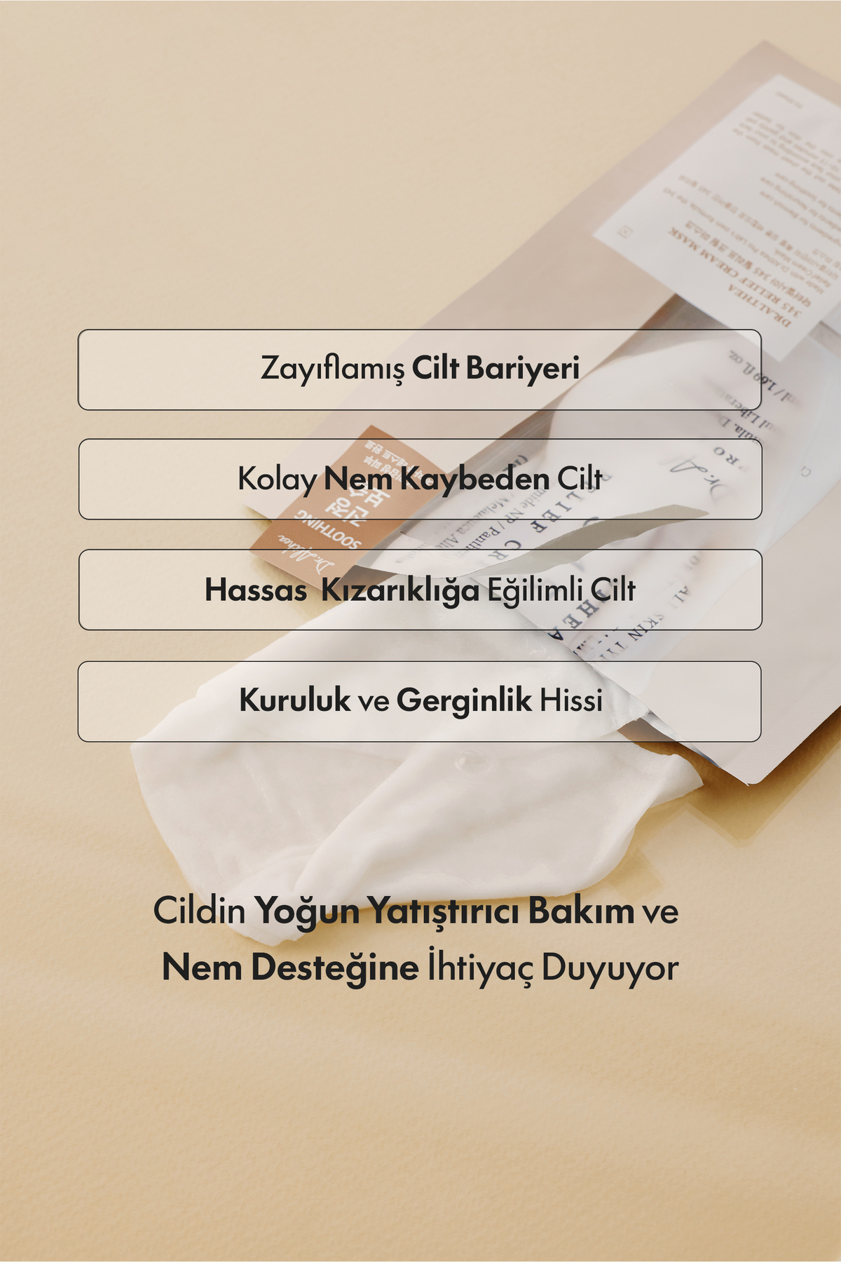 Dr. Althea 345 Relief Cream Mask 4'lü | Akne Sonrası Çay Ağacı Niacinamide Centella Yatıştırıcı Maske - Görsel 2