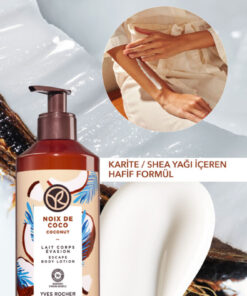 Alternative view of Yves Rocher Vücut Losyonu - Nemlendirici ve Besleyici Tropikal Hindistan Cevizi-Vegan-390ml