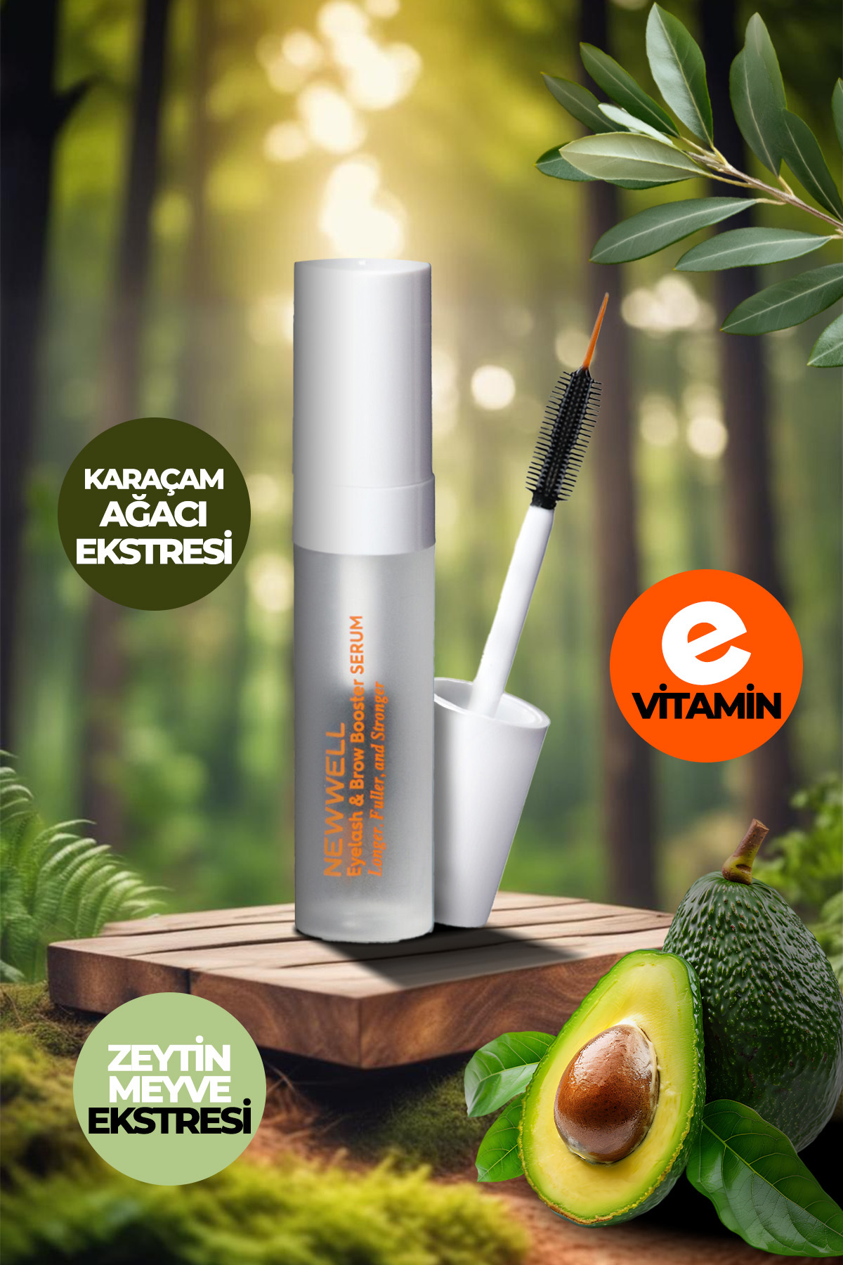 New Well Eyelash&Brow Booster Serum Kaş ve Kirpik Serumu Güçlendirme Etkili 4.5GR - Görsel 3