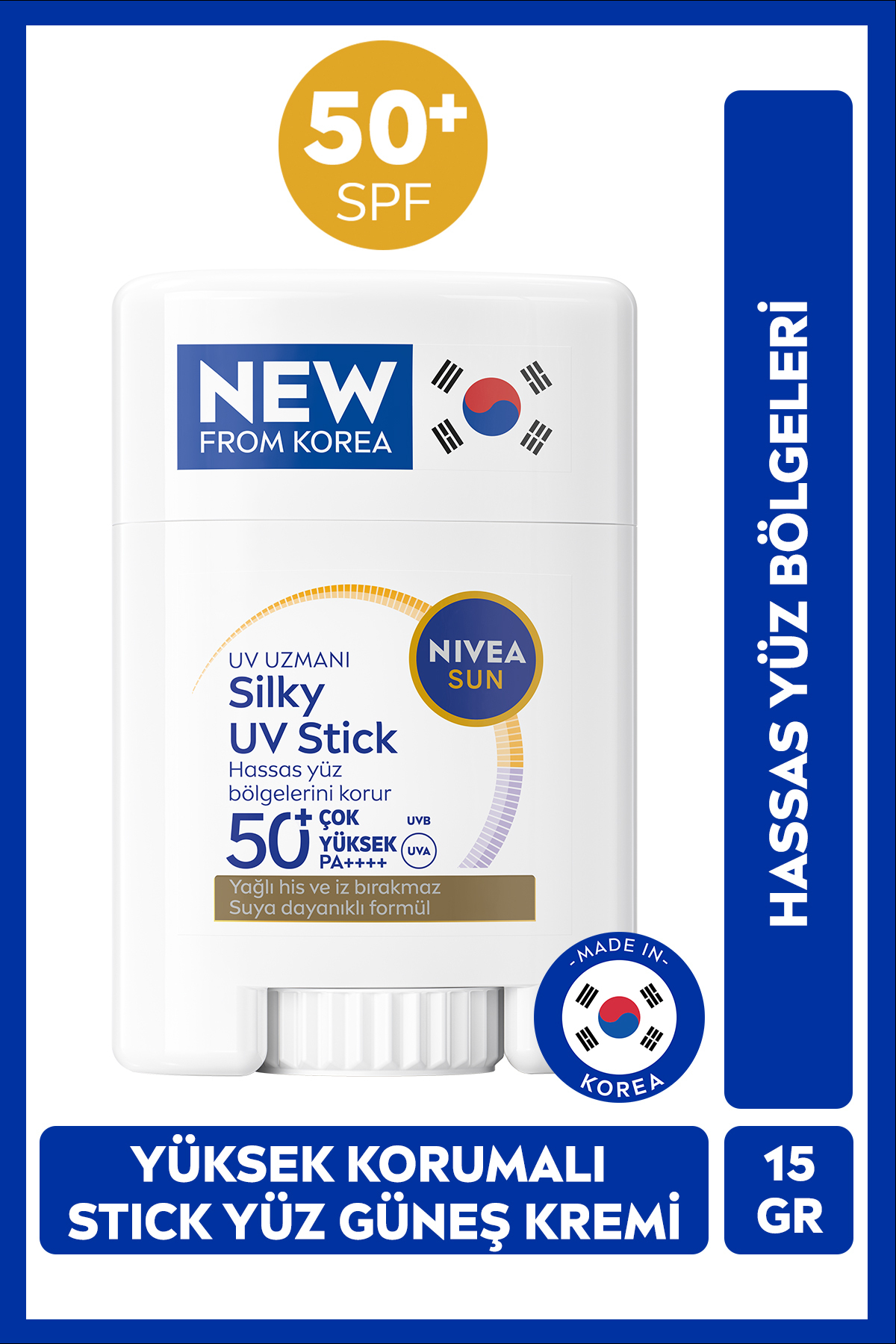 NIVEA SUN SPF50+ Hassas Güneş Koruyucu Vücut Spreyi 200ml ve Kore Stick Yüz Kremi, Plaj Çantası Hediye - Görsel 2
