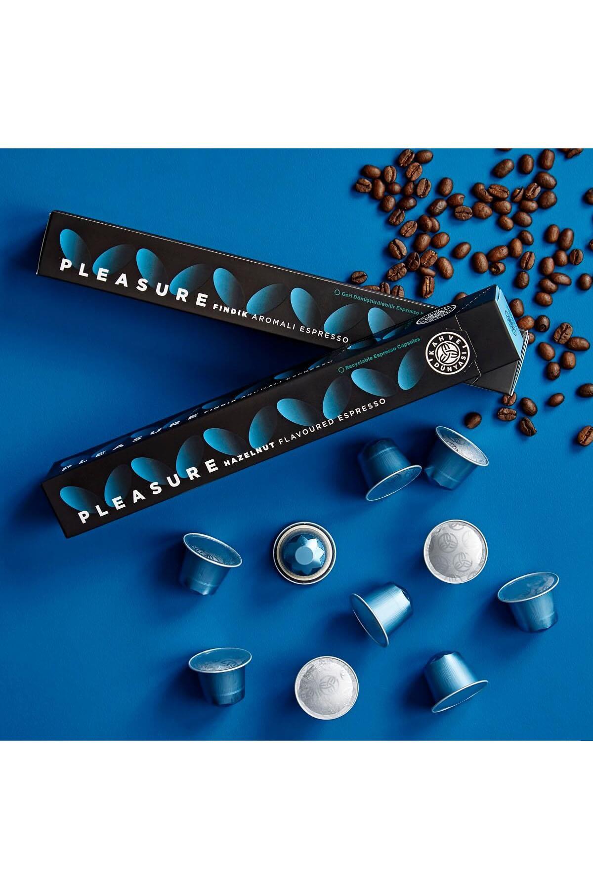 Kahve Dünyası Pleasure Fındık Aromalı Espresso Kapsül Kahve 50 Kapsül - Görsel 2