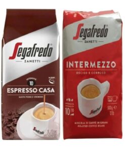 Segafredo Espresso Casa 500 gr + Zanetti Intermezzo 500 gr Çekirdek Kahve