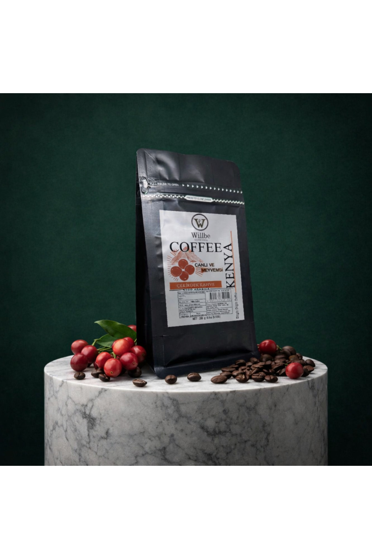 WİLLBE COFFEE WİLLBE KENYA ÇEKİRDEK KAHVE 250g - Görsel 2
