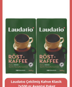 Laudatio Çekilmiş Kahve Klasik 500 Gr 2 Adet 2*500 Gr