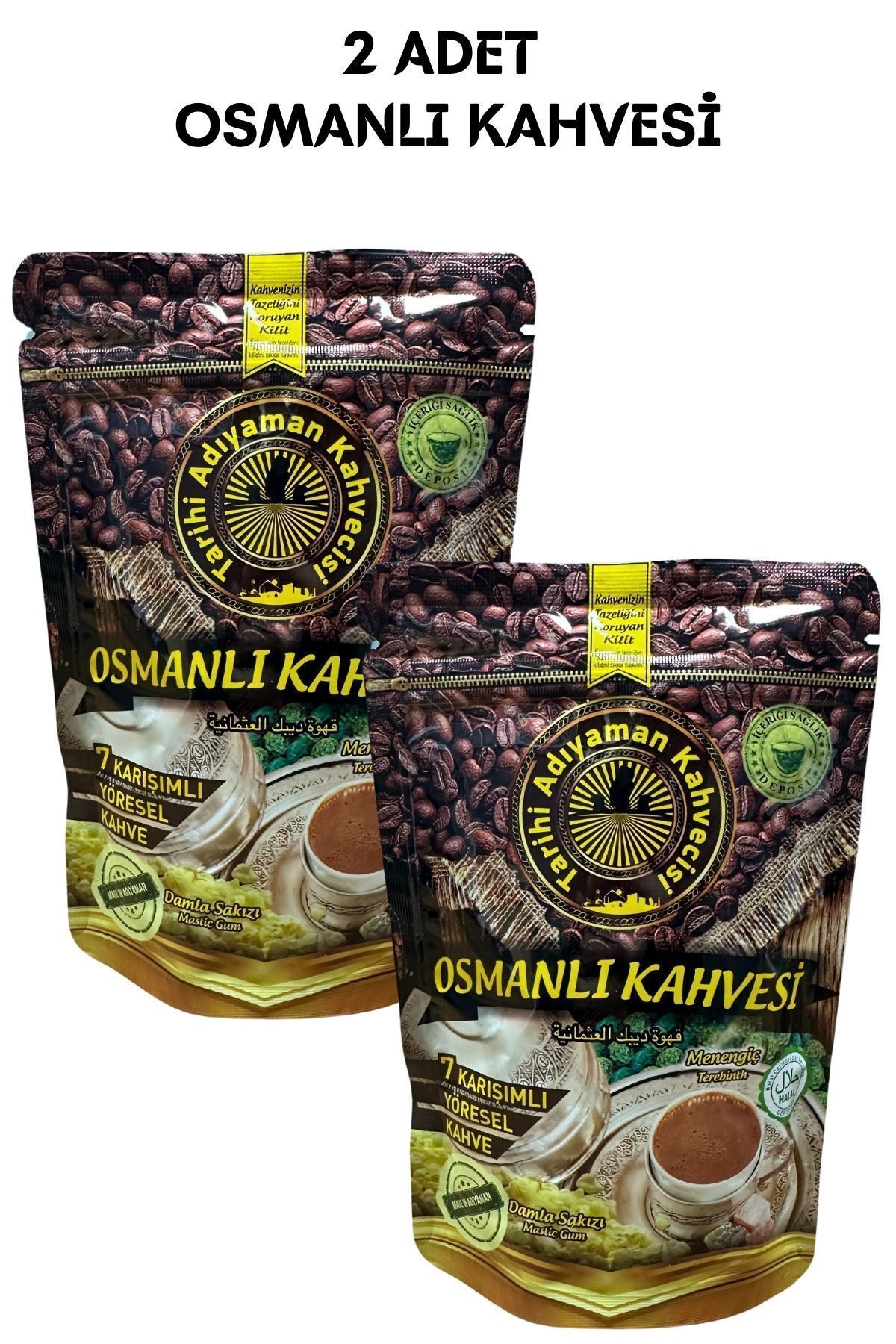 Tarihi Adıyaman Kahvecisi TARİHİ ADIYAMAN KAHVECİSİ OSMANLI 7 KARIŞIMLIYÖRESEL KAHVE 200 GR 2 X 200GR
