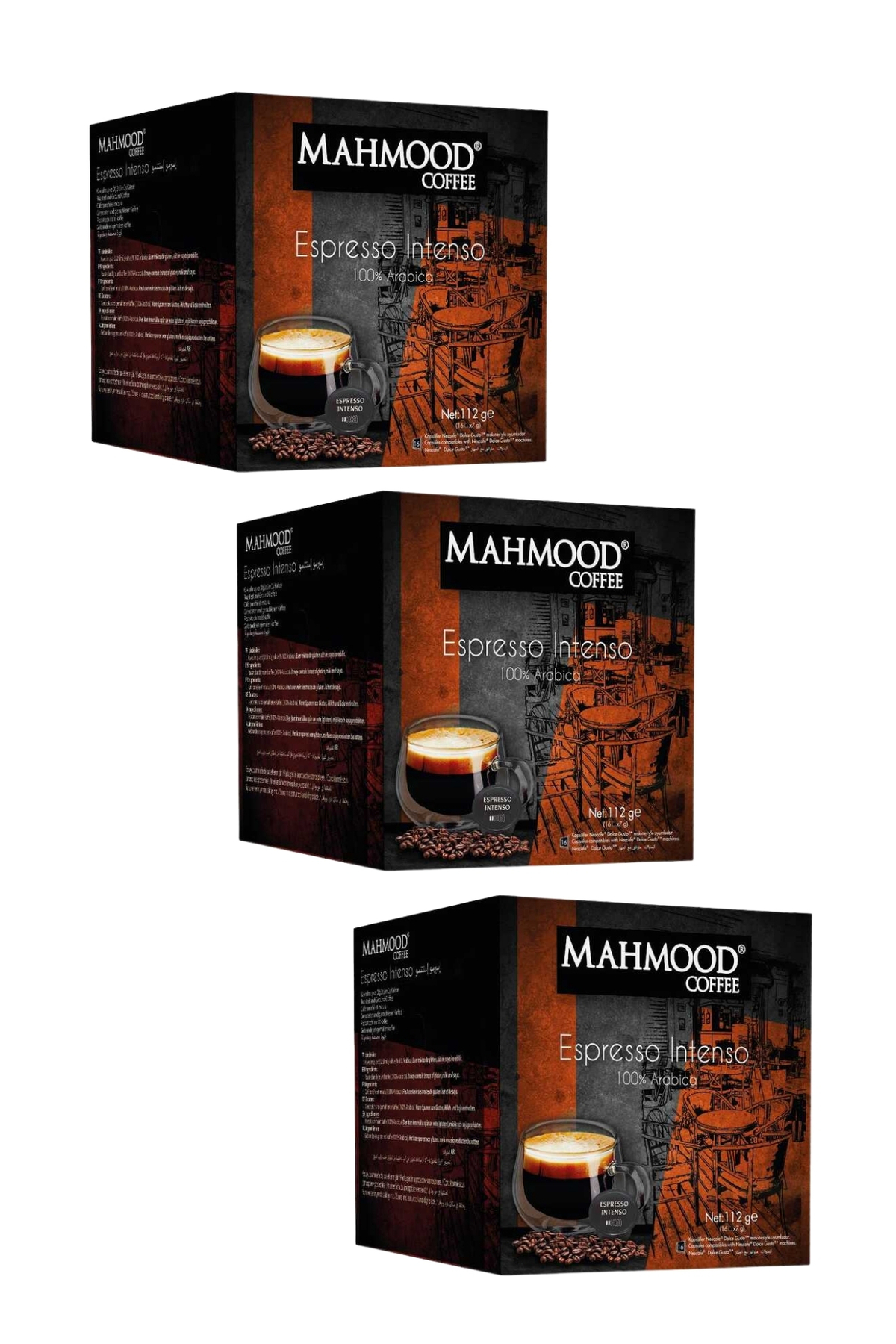 Mahmood Coffee Mahmood Dolce Gusto Espresso Kapsül Kahve 16 Adet X 3 Kutu - Görsel 2