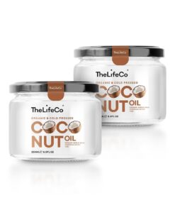 TheLifeCo Organik, Soğuk Sıkım Hindistan Cevizi Yağı 250 Ml X 2 Adet