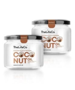 TheLifeCo Organik, Soğuk Sıkım Hindistan Cevizi Yağı 250 Ml X 2 Adet