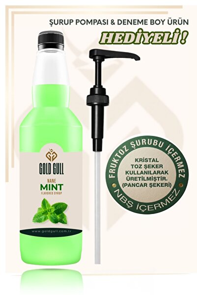 gold gull Nane Aromalı Kahve Ve Meyve Şurubu 700 Ml. - Görsel 3