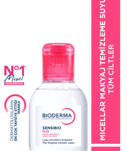 Bioderma Sensibio H2O Hassas ve Normal Ciltler için Micellar Arındırıcı Makyaj Temizleme Suyu 100 ML