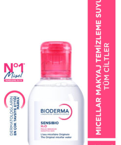 Bioderma Sensibio H2O Hassas ve Normal Ciltler için Micellar Arındırıcı Makyaj Temizleme Suyu 100 ML