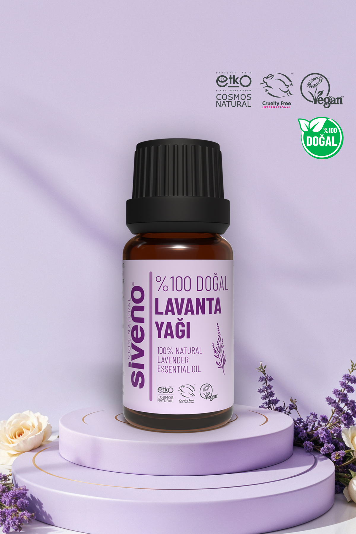 Siveno 0 Doğal Lavanta Uçucu Yağı 10 ml - Görsel 3