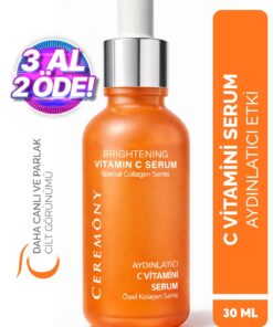 Ceremony C Vitamini Serum 30 ml | Leke Karşıtı Aydınlatıcı Canlandırıcı Cilt Bakımı