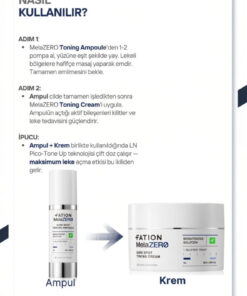 Fation MelaZERO Dark Spot Toning Cream | %5 Niacinamide + Tranexamic ile Leke, Çil ve Hiperpigmentasyon Karşıtı Krem 50ml - Görsel 3