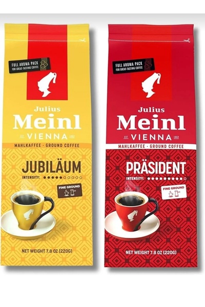 Julius Meinl Filtre Kahve Tadım Paketi Jubilaum 220 Gr. + President 220 Gr. (440 gr) - Görsel 2