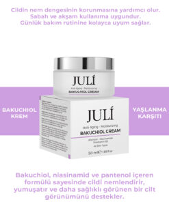 Juli Derm Yaşlanma Karşıtı ve Nemlendirici Bakuchiol Krem