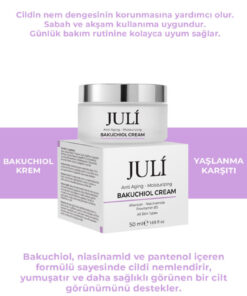 Juli Derm Yaşlanma Karşıtı ve Nemlendirici Bakuchiol Krem