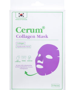 Cerum Yüzde Eriyen Kolajen Maskesi | Kolajen - Hyaluronik Asit - Probiyotik | Canlandırıcı | 1 ADET
