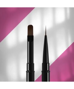 STALEKS Çift Uçlu Sentetik Nail Art Liner Çizim ve Jel Fırçası 10-11mm NBE-03/06