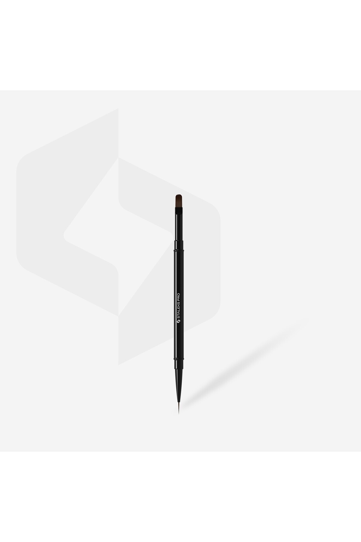 STALEKS Çift Uçlu Sentetik Nail Art Liner Çizim ve Jel Fırçası 10-11mm NBE-03/06 - Görsel 2