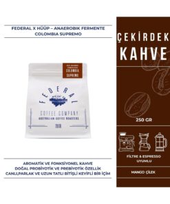 FEDERAL COFFEE COMPANY Federal x Hüüp – Anaerobik Fermente Colombia Supremo ( Çekirdek Kahve)