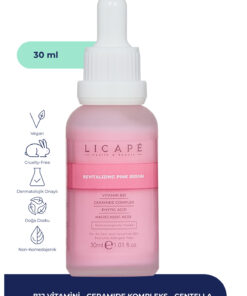 Licape B-12 Revitalizing Aydınlatıcı Bariyer Güçlendirici Nemlendirici Pink Serum 30ml