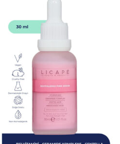 Licape B-12 Revitalizing Aydınlatıcı Bariyer Güçlendirici Nemlendirici Pink Serum 30ml