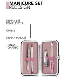Flormar 4'lü Manikür Seti (TIRNAK M.-TÖRPÜ-TIRNAK ETİ T.-CIMBIZ) - Manicure Set - 036 - 8690604598465 - Görsel 3