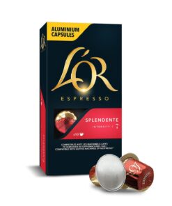 L'OR Splendente Intensity 07 Nespresso Uyumlu 10 Adet Alüminyum Kapsül Kahve