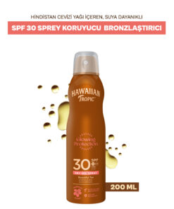 Hawaiian Tropic Glowing Protection Dry Oil Koruyucu & Bronzlaştırıcı Sprey-SPF30