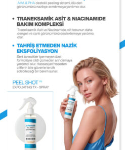 Dr.Melaxin Leke Karşıtı | Aydınlatıcı | Traneksamik Asit içeren | TX Vücut Peeling Spreyi 200ml - Görsel 3