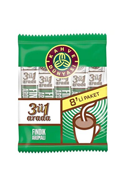 Kahve Dünyası 3ü1 Arada Fındıklı Kahve 8li X 18 gr - Görsel 2
