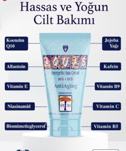 Aquas Güneş Kremi Anti Aging SPF50+Yaşlanma Karşıtı 150 ml Güneş Kremi ESKİ FORMÜL TRANSPARENT