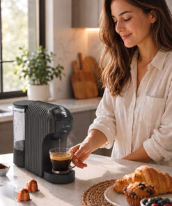 Kiwi Kcm-7597 Multikapsül Kahve Makinesi Siyah Dolce Gusto/ Toz Kahve Ile Uyumlu - Görsel 2