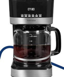 GoldMaster Hazz 1.8 Litre Cam Sürahili Yıkanabilir Filtreli Otomatik Zaman Ayarlı Dijital Filtre Kahve Makinesi