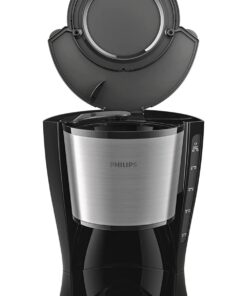Philips 1200ml 1000 W, Paslanmaz Çelik Filtre Kahve Makinesi, Siyah - Görsel 2