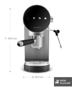 Karaca Coffee Art 1361 Inox Dijital 20 Bar Öğütülmüş Espresso Cappuccino ve Kapsül Kahve Makinesi - Görsel 2