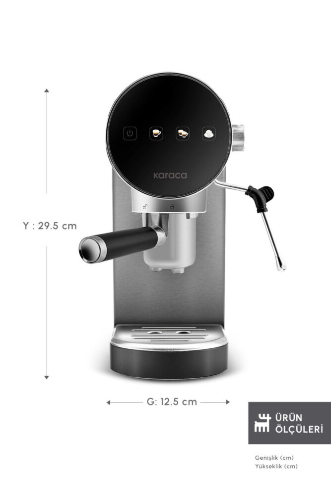 Karaca Coffee Art 1361 Inox Dijital 20 Bar Öğütülmüş Espresso Cappuccino ve Kapsül Kahve Makinesi - Görsel 2