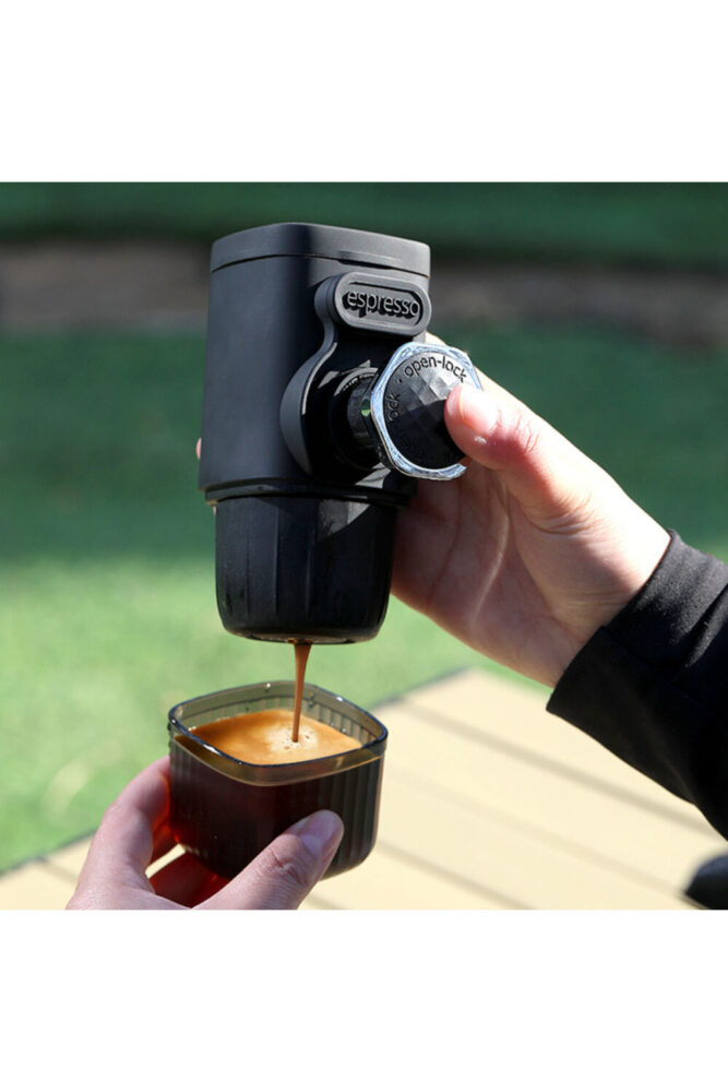 Buldug Seyahat Tipi Espresso Makinesi 15 Bar - Kapsül & Öğütülmüş Kahve, 100 ml - Görsel 2