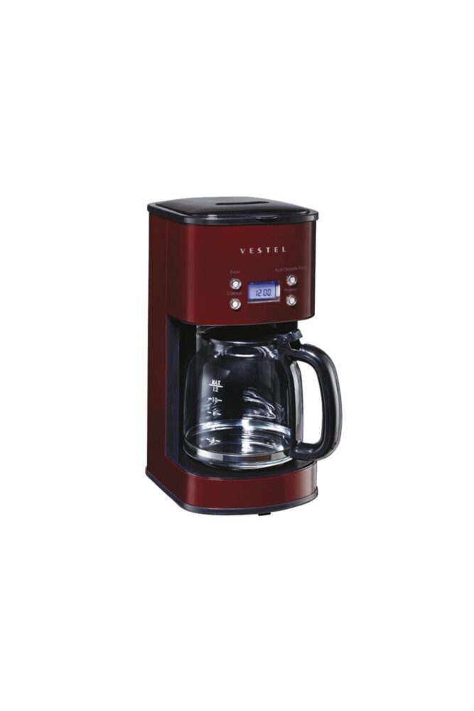 VESTEL Retro Bordo Filtre Kahve Makinası 1000w 12 Fincan Kapasite - Görsel 2
