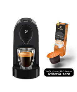 Tchibo Cafissimo Pure Plus Kapsül Kahve Makinesi, Siyah (10'lu kapsül hediye)