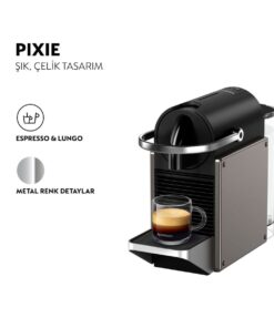 Alternative view of Nespresso C62 Pixie Espresso Kahve Makinesi,Titan