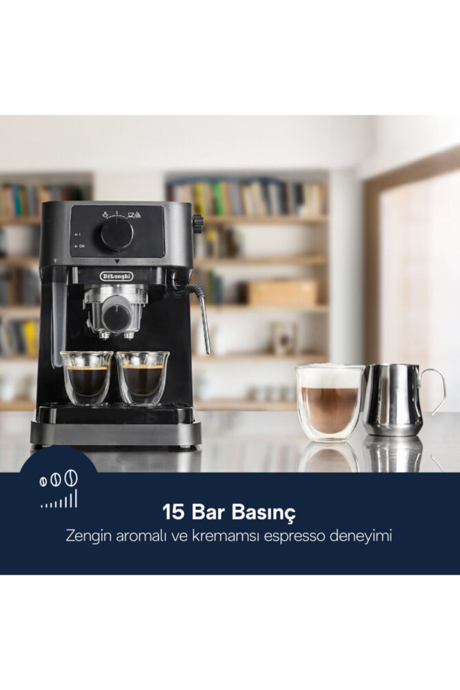 Delonghi Stilosa, EC230.BK Manuel Espresso Kahve Makinesi - Görsel 2