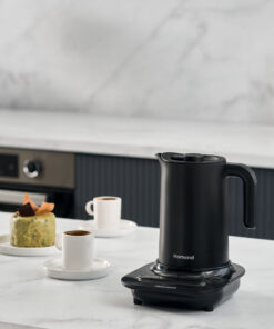 HOMEND 1889H 5 Fincan Kapasiteli Otomatik Türk Kahve Makinesi, Mini Kettle ve Süt Isıtıcı 3 in 1 Makinesi
