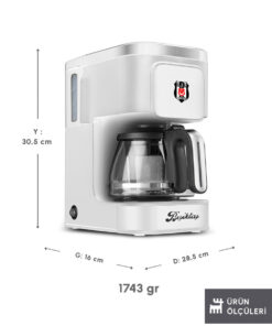 Alternative view of Karaca Just Coffee Aroma 2 in 1 Lisanslı Filtre Kahve ve Çay Demleme Makinesi Beşiktaş