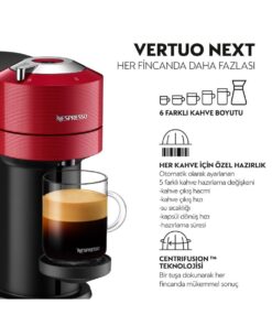 Alternative view of Nespresso Vertuo Next Vişne Kırmızısı Kahve Makinesi