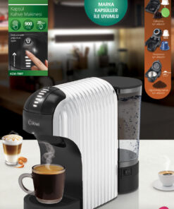 Kiwi KCM-7597 KAPSÜL KAHVE MAKİNESİ BEYAZ