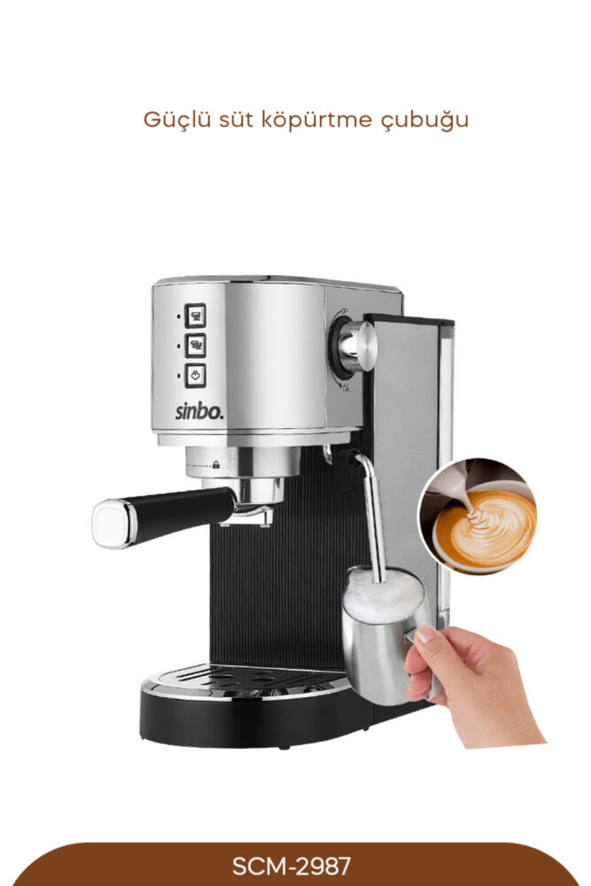 Sinbo SCM-2987 Espresso makinesi - Görsel 2