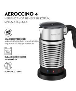 Alternative view of Nespresso Aeroccino 4 4194 Süt Köpürtücü (TİTAN)