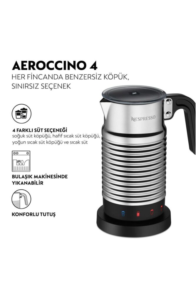 Nespresso Aeroccino 4 4194 Süt Köpürtücü (TİTAN) - Görsel 2